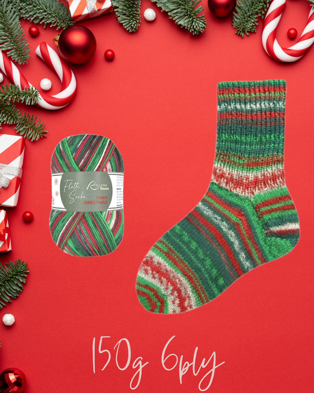 Rellana Flotte Christmas sock yarns 2025 Edition