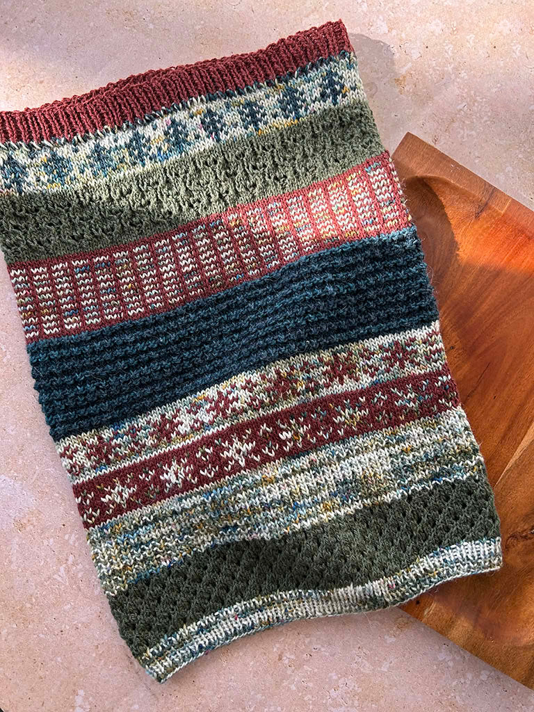 COL TOUSKI - Knitting pattern and optional kit