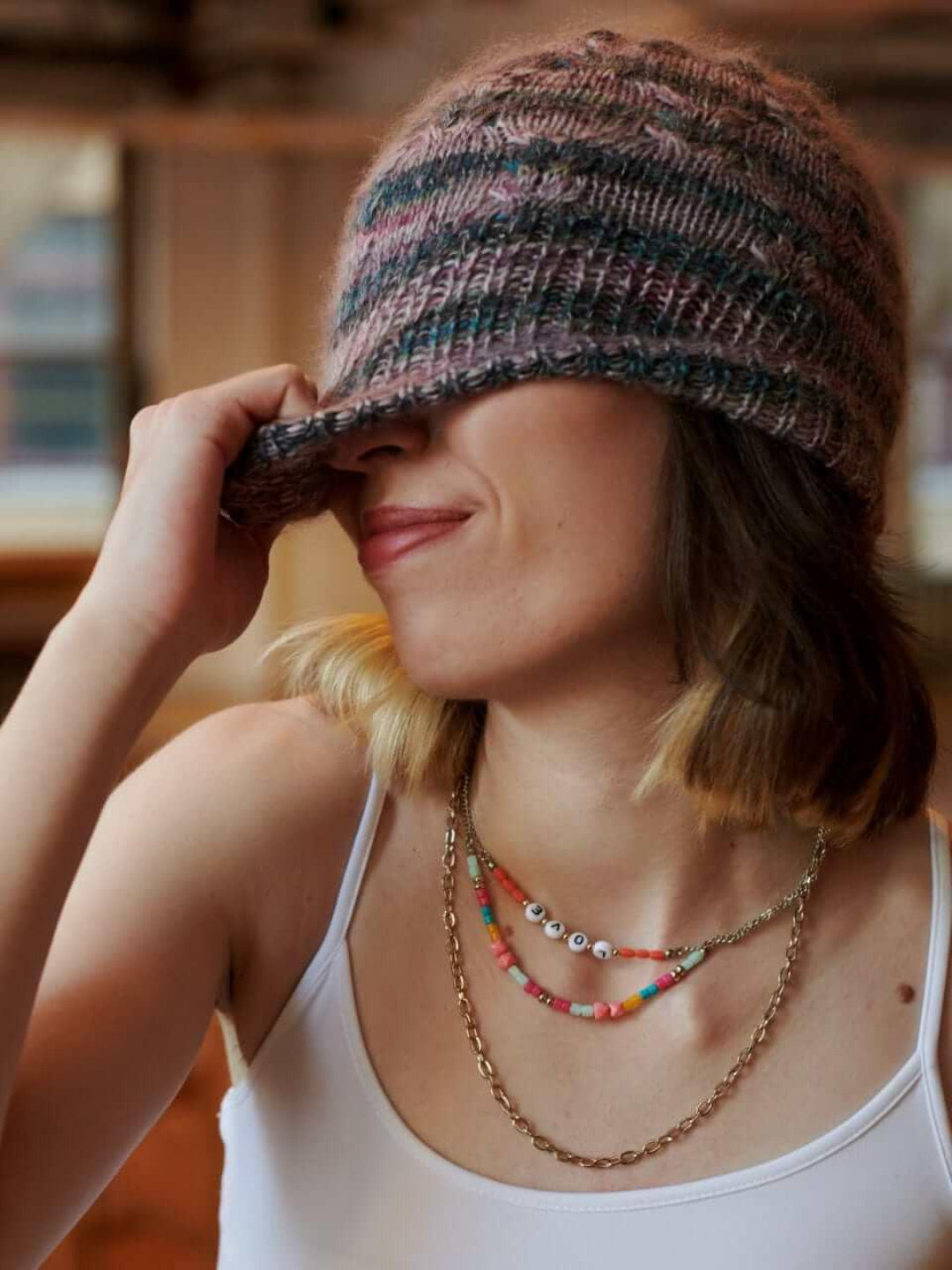 Diaphane Hat | Knitting Pattern and Optional Kits