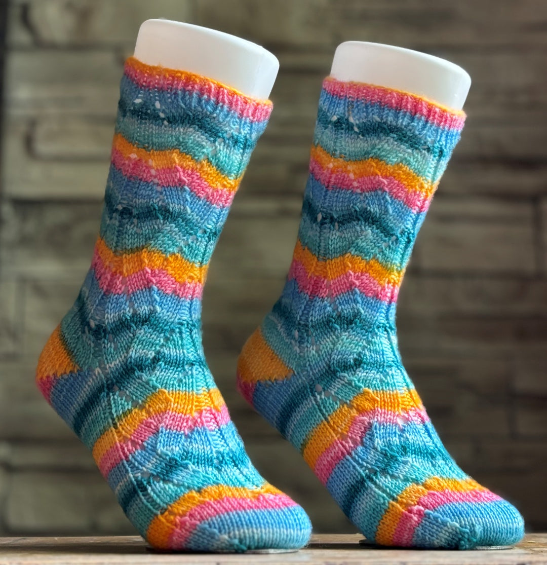 Miss Eleanor Socks | Free Knitting Pattern and Optional Kit