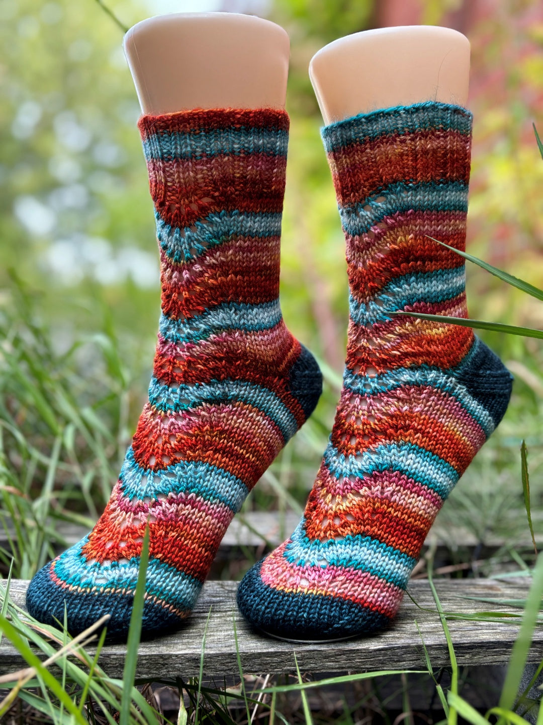 Sailor's Delight Socks | Knitting pattern and Optional kits