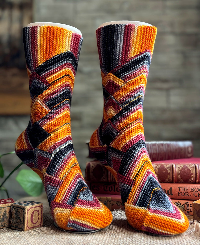 Concavity Socks | Knitting pattern and Optional kit