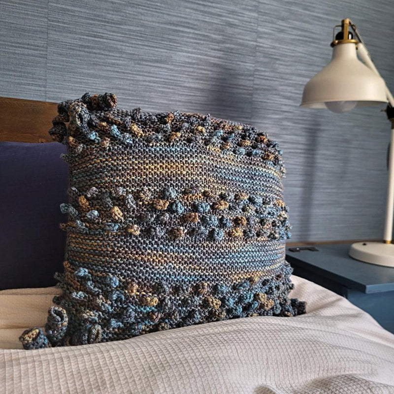 Lamb Tail Pillow - KNITTING KIT - Biscotte Yarns