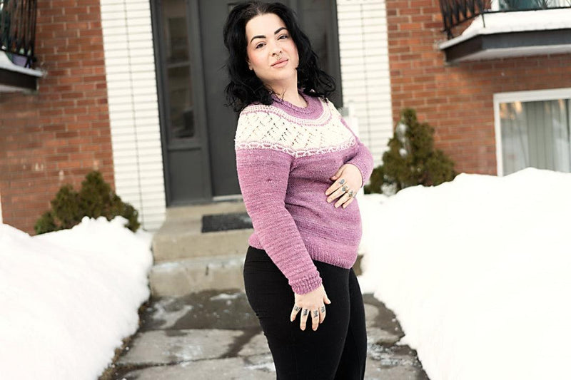 sweater knitting kit : Alice